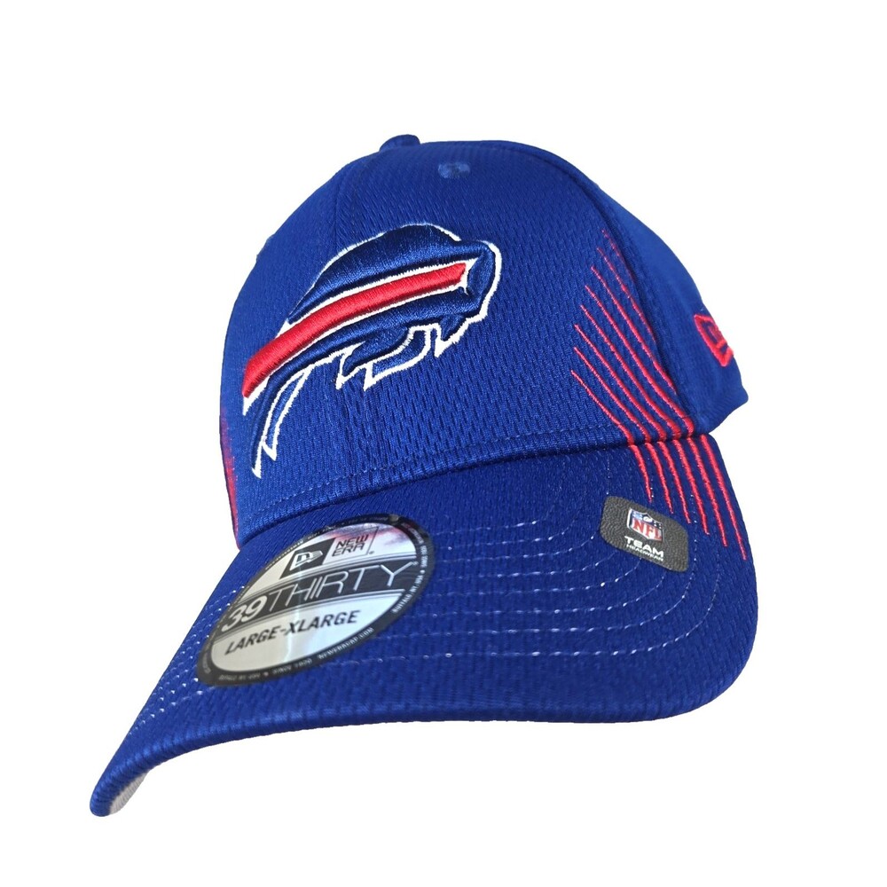 Buffalo Bills NFL New Era 39 Thirty Hat Fitted Red White Blue Large XL New